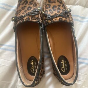 Clarks Artisan Leopard Print Flats